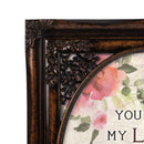 Love Laughter Happily Ever After Amber 8 x 10 Photo Frame