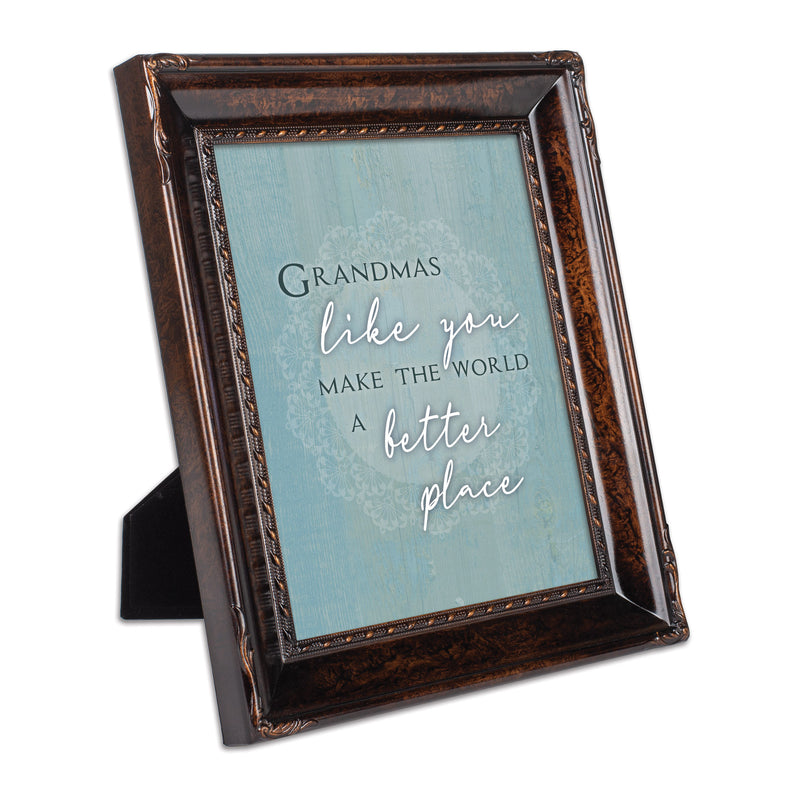 Grandmas Make The World Better Amber 8 x 10 Rope Frame