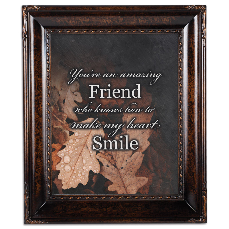 You're An Amazing Friend Amber 8 x 10 Rope Trim Wall And Tabletop Photo Photo Frame