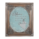 Mom Hold Our Hands Oval Silver 8 x 10  Oval Photo Frame