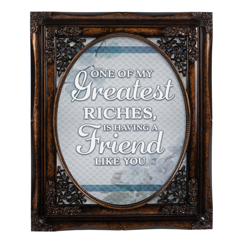 A Friend Like You Oval Amber 8 x 10  Oval Photo Frame
