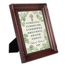 Palm of His Hand Irish Blessing Mahogany Rope 8 x 10 Photo Frame