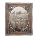 In Memory Loved Ones Oval Silver 8 x 10  Oval Photo Frame