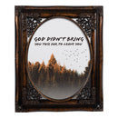 Bring You Leave You Oval Amber 8 x 10  Oval Photo Frame