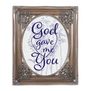 God Gave Me You Silver 8 x 10 Photo Frame