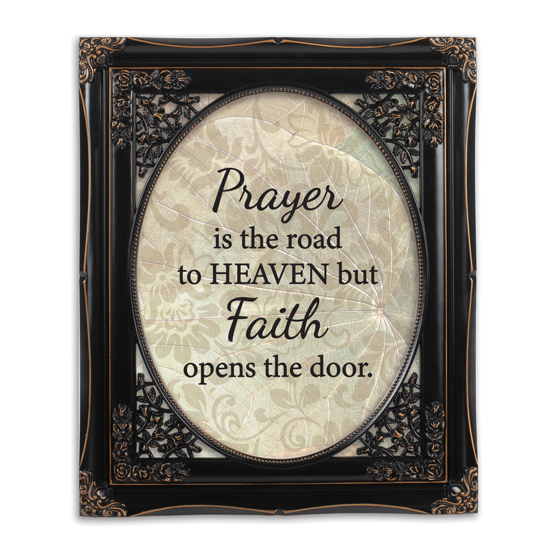 Faith Opens the Door Black 8 x 10 Photo Frame