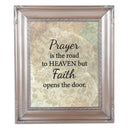 Faith Opens the Door Silver Rope 8 x 10 Photo Frame
