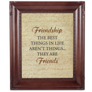 Friendship is the Best Mahogany Rope 8 x 10 Photo Frame