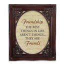 Friendship is the Best Mahogany 8 x 10 Photo Frame