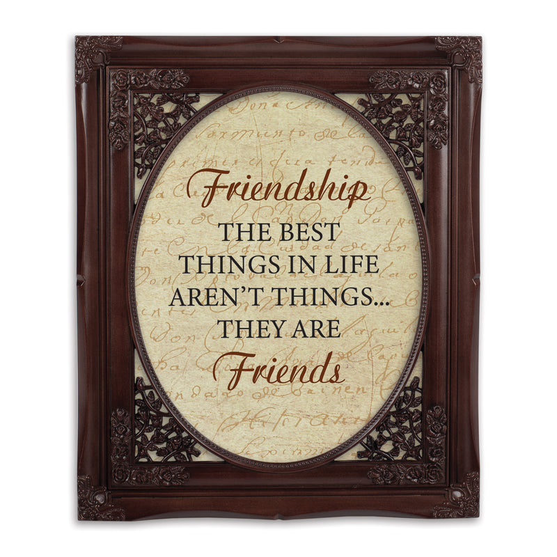 Friendship is the Best Mahogany 8 x 10 Photo Frame