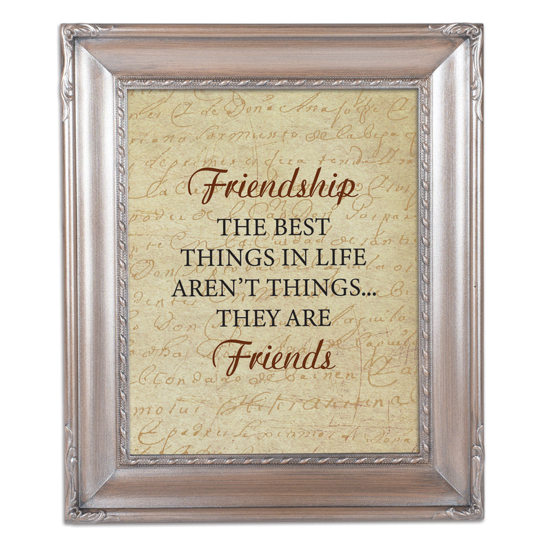Friendship is the Best Silver Rope 8 x 10 Photo Frame