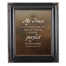 My Grace is Sufficient Black Rope 8 x 10 Photo Frame