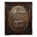 My Grace is Sufficient Burlwood 8 x 10 Photo Frame