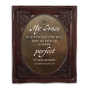 My Grace is Sufficient Mahogany 8 x 10 Photo Frame