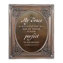 My Grace is Sufficient Silver 8 x 10 Photo Frame