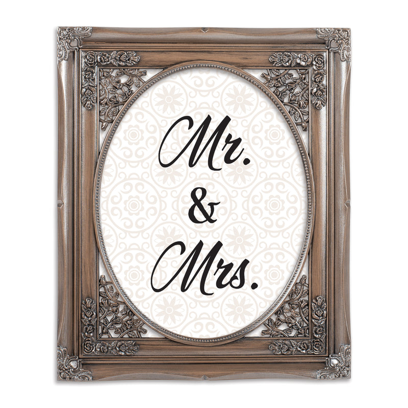 Mr. & Mrs. Silver 8 x 10 Photo Frame