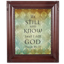 Be Still Mahogany Rope 8 x 10 Photo Frame