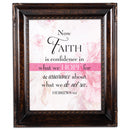 Confidence in Hope Burlwood Rope 8 x 10 Photo Frame