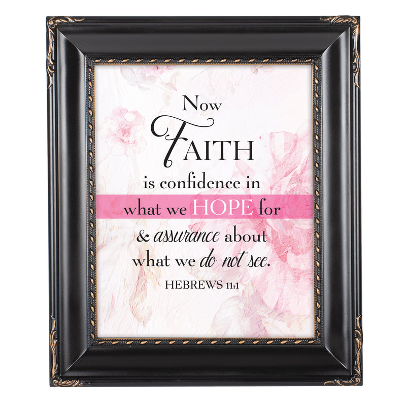 Confidence in Hope Black Rope 8 x 10 Photo Frame
