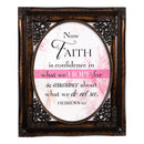 Confidence in Hope Burlwood 8 x 10 Photo Frame
