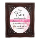 Confidence in Hope Mahogany 8 x 10 Photo Frame