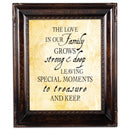 Treasure Family Burlwood Rope 8 x 10 Photo Frame