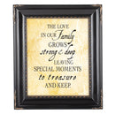 Treasure Family Black Rope 8 x 10 Photo Frame