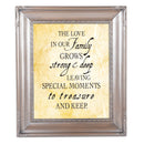 Treasure Family Silver Rope 8 x 10 Photo Frame