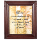 Where Laughter is Made Mahogany Rope 8 x 10 Photo Frame