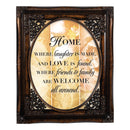 Where Laughter is Made Burlwood 8 x 10 Photo Frame