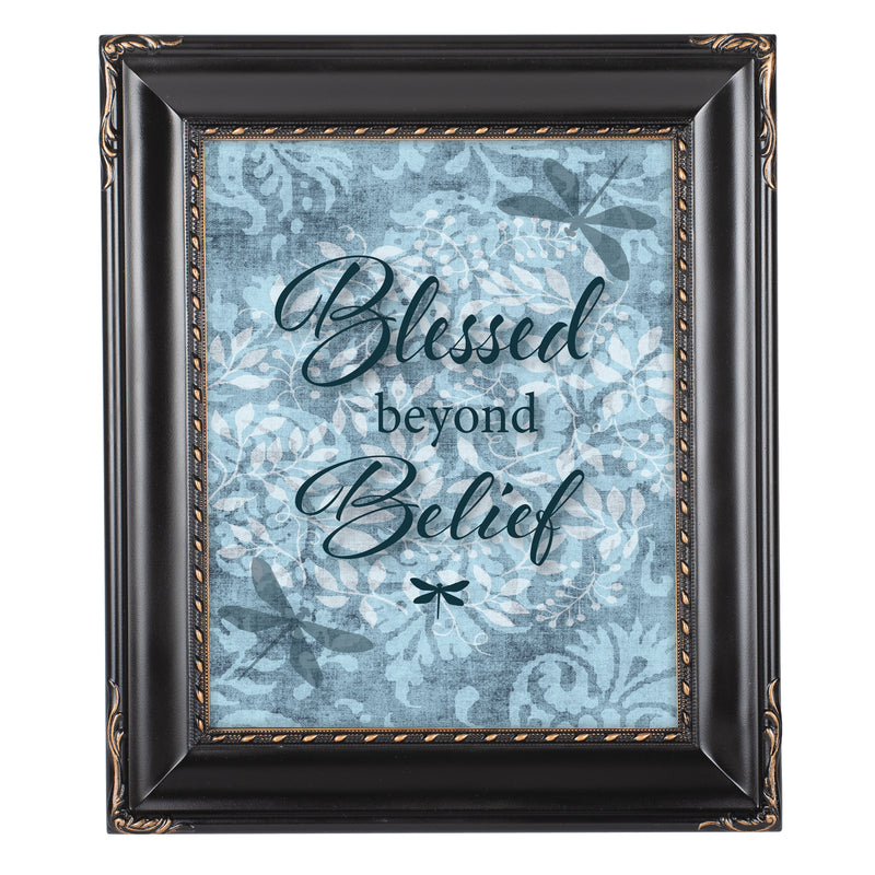 Blessed Beyond Belief Black Rope 8 x 10 Photo Frame