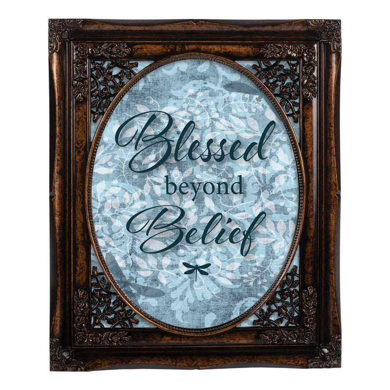 Blessed Beyond Belief Burlwood 8 x 10 Photo Frame