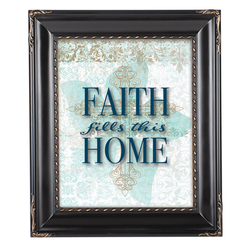 Faith Fills This Home Black Rope 8 x 10 Photo Frame