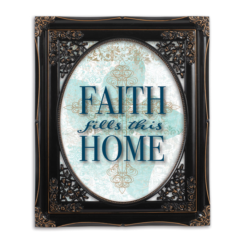 Faith Fills This Home Black 8 x 10 Photo Frame