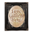 Love Gathers Here Black 8 x 10 Photo Frame