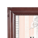 You Make The World Kinder Mahogony 8 x 10 Rope Frame