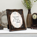 You Make The World Kinder Amber 8 x 10 Photo Frame
