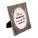 Throw Kindness Like Confetti Silver 8 x 10 Photo Frame