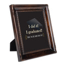 I Did It I Graduated Amber 8 x 10 Rope Frame