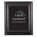 I Did It I Graduated Black 8 x 10 Rope Trim Wall And Tabletop Photo Photo Frame