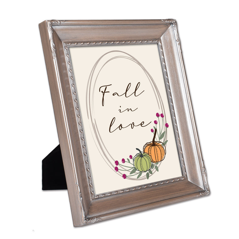 Fall In Love Silver 8 x 10 Rope Frame