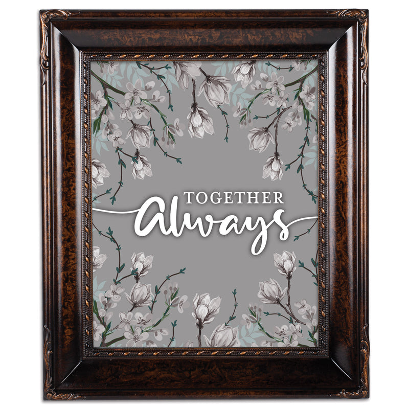 Together Always Amber 8 x 10 Rope Trim Wall And Tabletop Photo Photo Frame