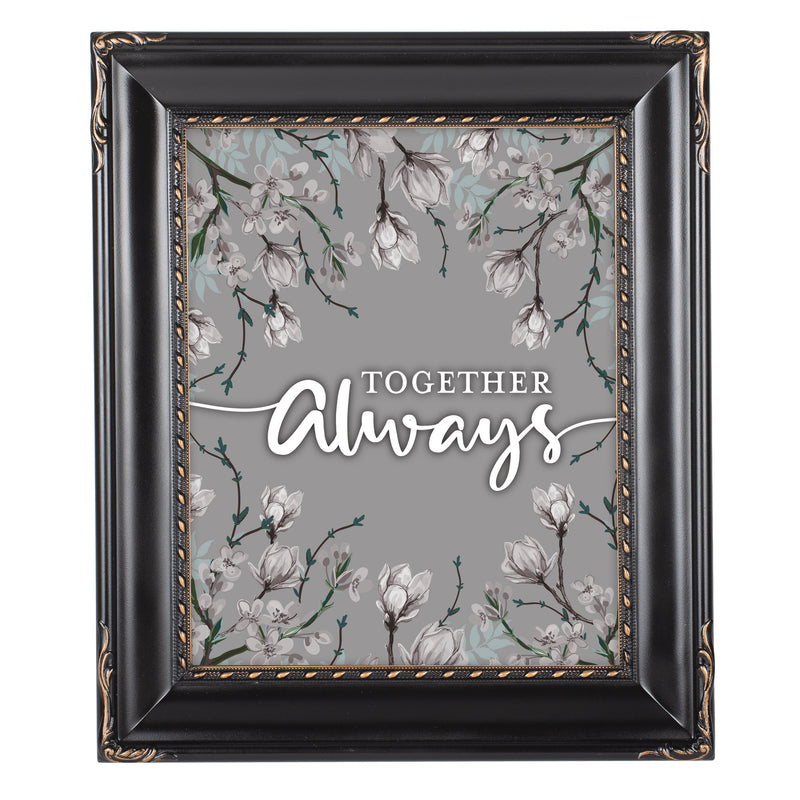 Together Always Black 8 x 10 Rope Trim Wall And Tabletop Photo Photo Frame