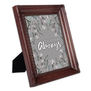 Together Always Mahogony 8 x 10 Rope Frame