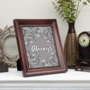 Together Always Mahogony 8 x 10 Rope Frame