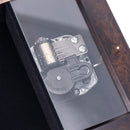 My Wish for You Dark Wood Finish Jewelry Music Box Plays Tune Amazing Grace