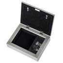 Sweet Sixteen Silver Jeweled Music Box Plays You Light Up My Life