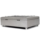 Sweet Sixteen Silver Jeweled Music Box Plays You Light Up My Life