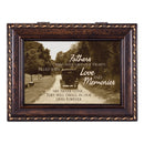 Fathers Left Hearts Burlwood Rope Trim Music Box Plays Canon In D