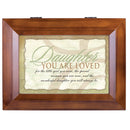 Wonderful Daughter Wood Finish Music Box Plays You Are My Sunshine
